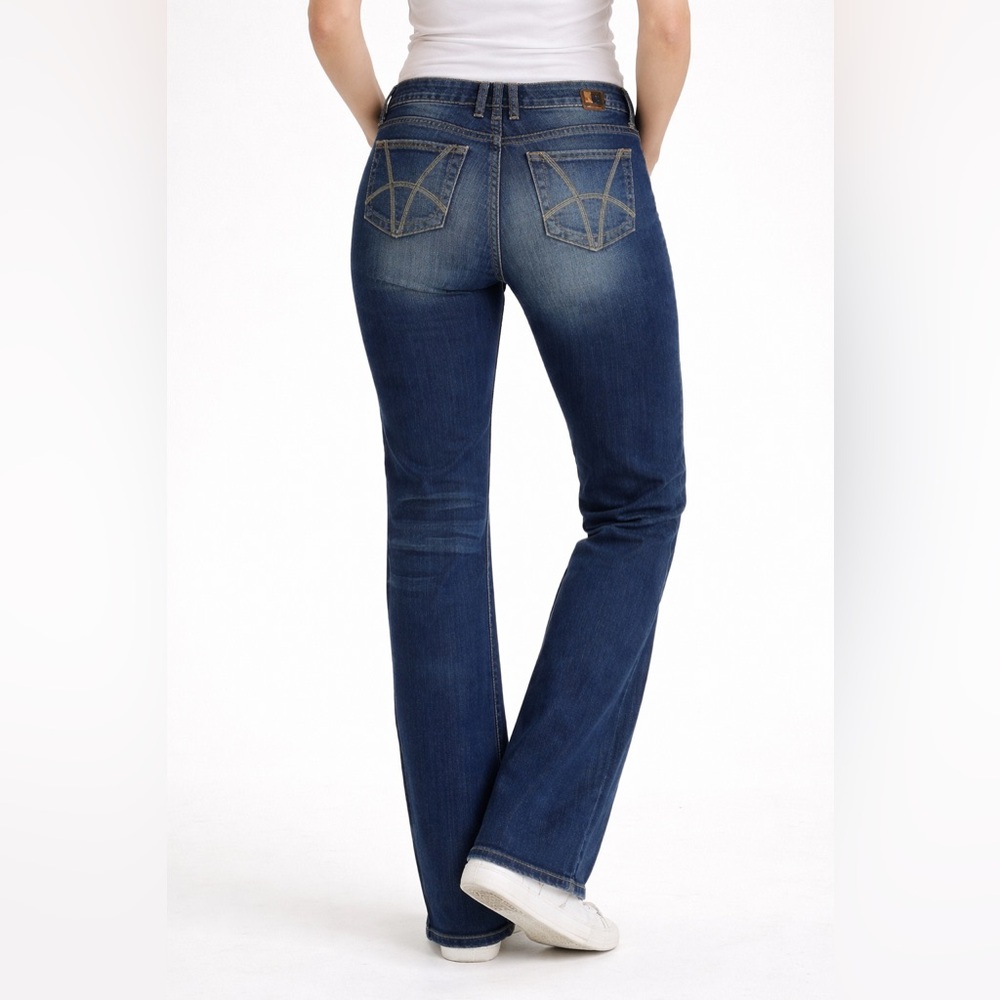 Kut from the Kloth Farrah Bootcut Jeans Women’s Size 6 Dark Wash Stretch - Picture 3 of 14